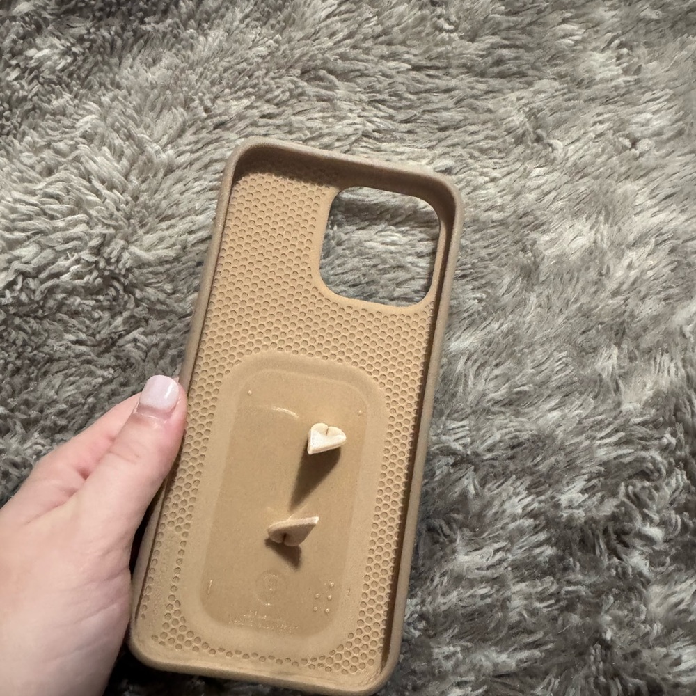 Loopy Case light tan Phone Cover with Loop - Picture 3 of 4